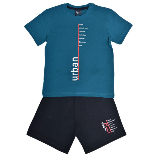 Target Παιδικό σετ Set T-Shirt S.Jersey Bermuda Jersey ''Urban'' Target Παιδικό σετ Set T-Shirt S.Jersey Bermuda Jersey ''Urban''